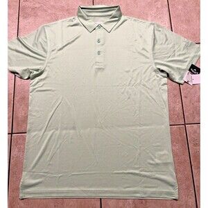 Callaway Shirt Mens Medium Green Ash Striped Golf Polo Opti Dri Performance NEW